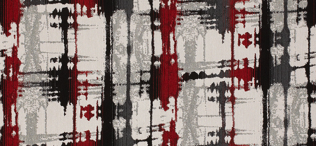 BROWN /& BLACK BOUCLE FABRIC AVAILABLE IN RED